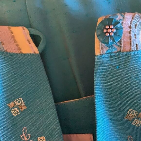 Nancy Bolin for City Girl VTG two piece jacket & Capri set size 10 - Picture 7 of 11